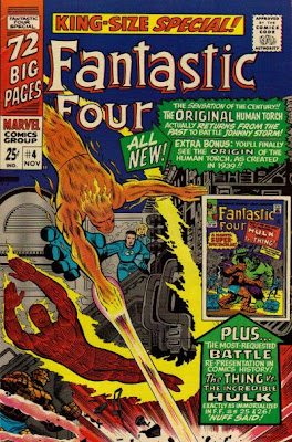 Fantastic Four Annual #4, the Human Torch vs the Original Human Torch