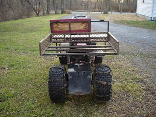 Ed's Metal Creations: Modified Rims for Homemade Utility Vehicle