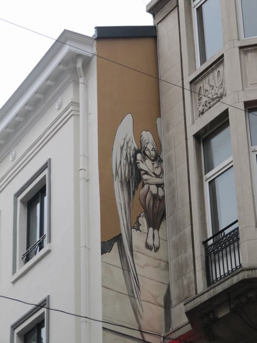 Mural Yslaire - L’Ange de Sambre