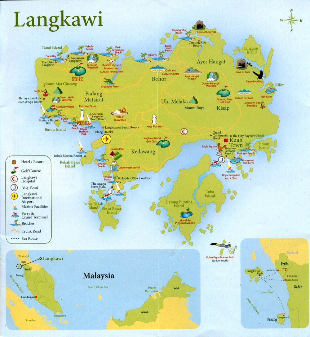 boomingtales: Langkawi Map