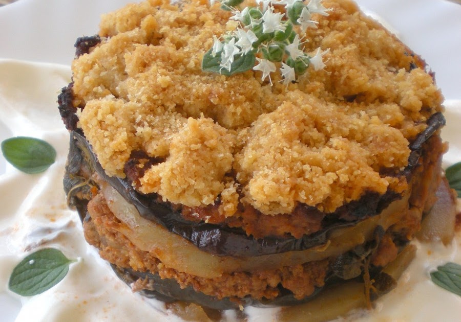 Mini crumble di moussaka