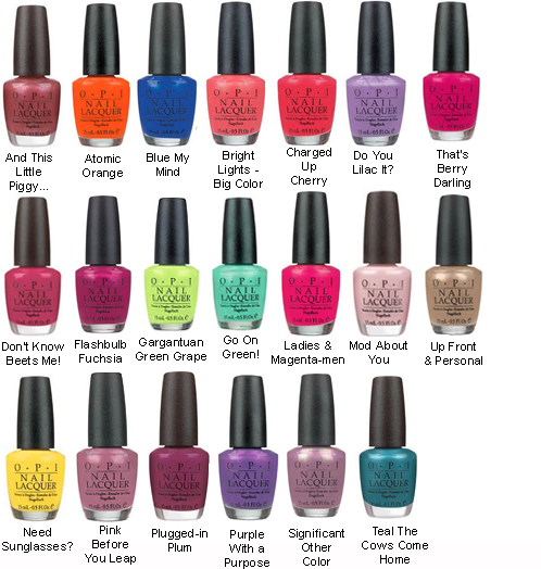 The Best Ideas for Opi Nail Colors Names – Home, Family, Style and Art ...