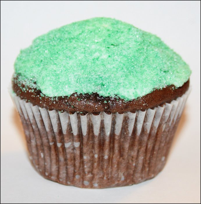 Baking in Shoes Chocolate Lime Cupcakes with Almond Extract