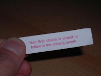 Your first choice is wisest to follow in the coming month.