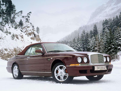 Bentley Azure in the Snow
