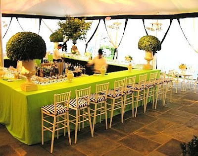 green black and white wedding ideas. CLUB WEDDING DESIGNED BY