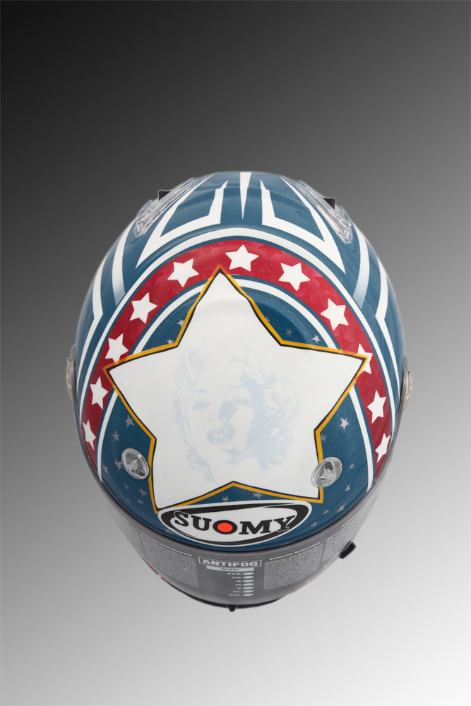 Racing Helmets Garage Sole Art Design