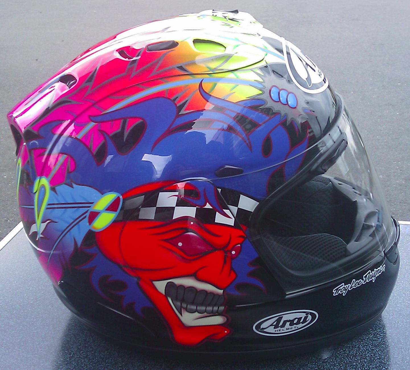 Racing Helmets Garage Arai RXGP Scott Russell 2010 by Troy Lee Designs