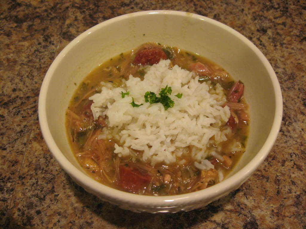 The Food Hub Turkey and Andouille Gumbo