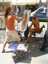 Pintando un desnudo