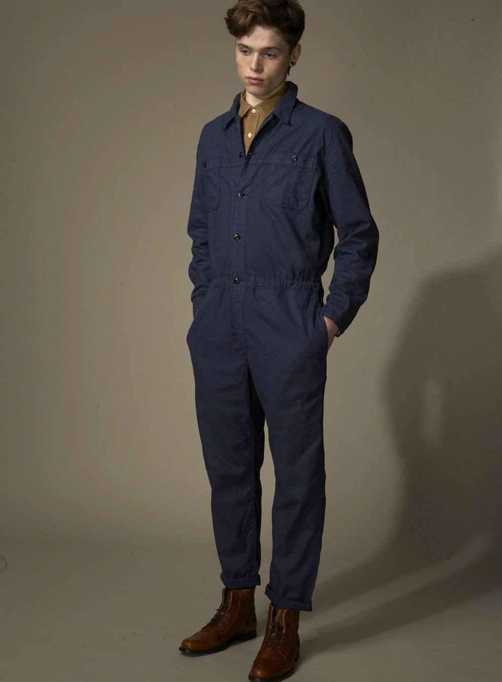 CURATED by D.: Navy Cotton Boilersuit