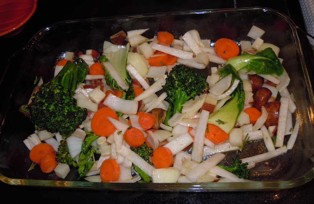 Veggies In Oven Time