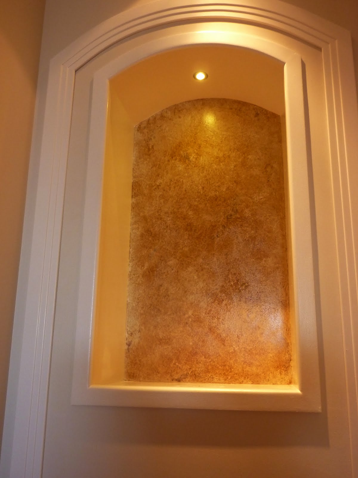 Color World Faux Finished Art Niche