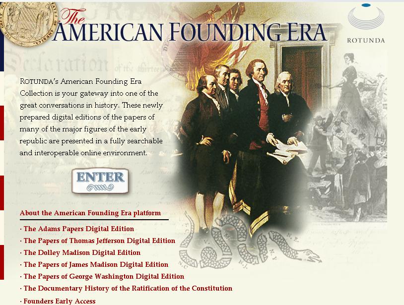 US Studies Resources at Oxford American Founding Era Collection