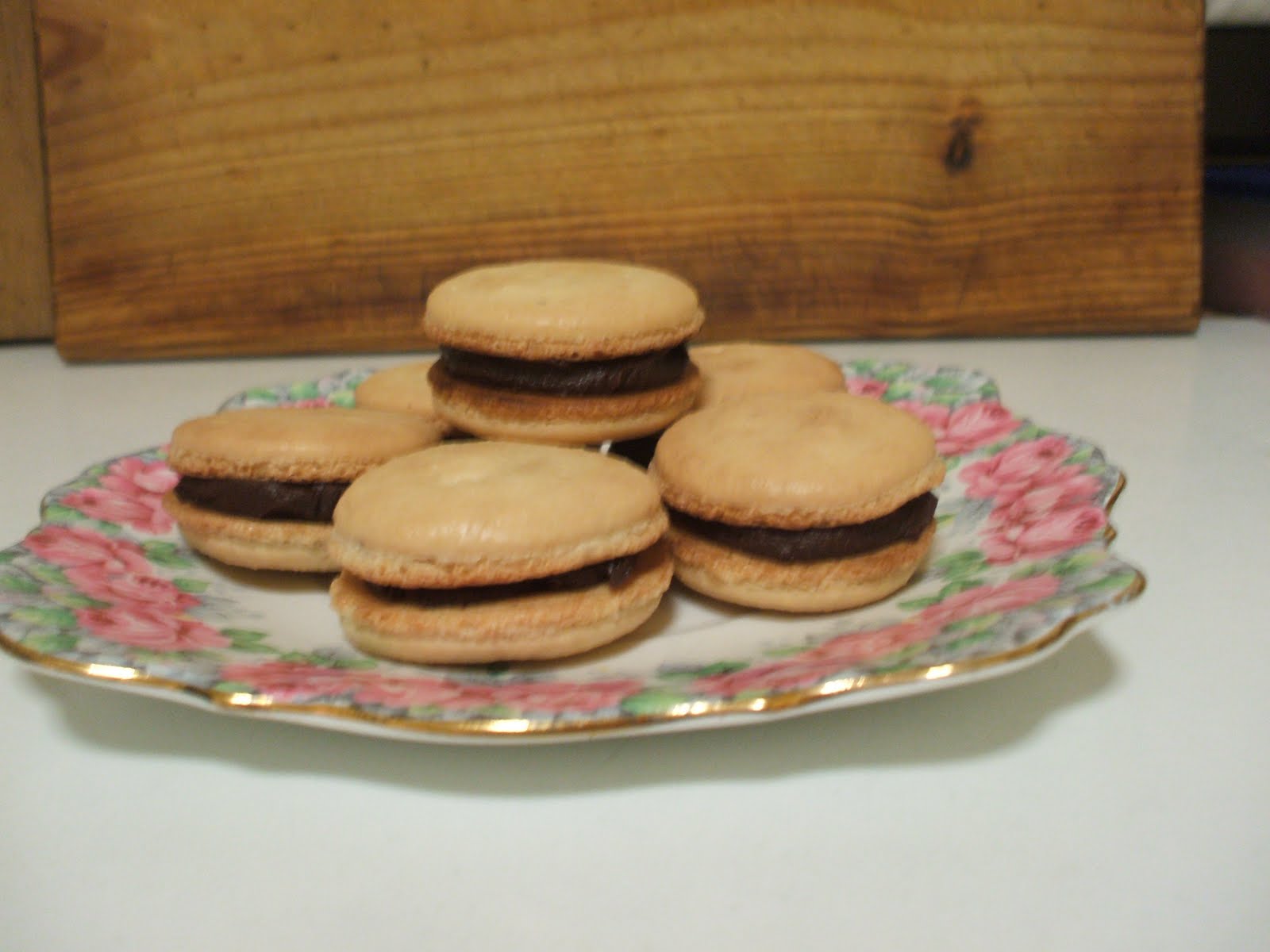 Jenny's Kitchen French Macaron Biscuits with Chocolate Ganache
