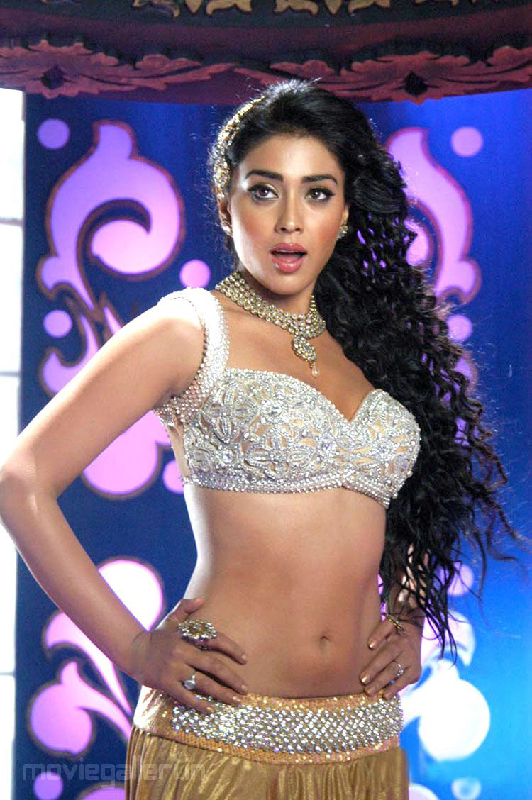 Shriya Saran Hot Pics in Komaram Puli Shriya Hot Item Song Stills New Movie Posters
