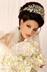 Updo Arabic Wedding Hairstyles