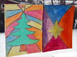 stained glass easy paper window children painting crafty mom holiday