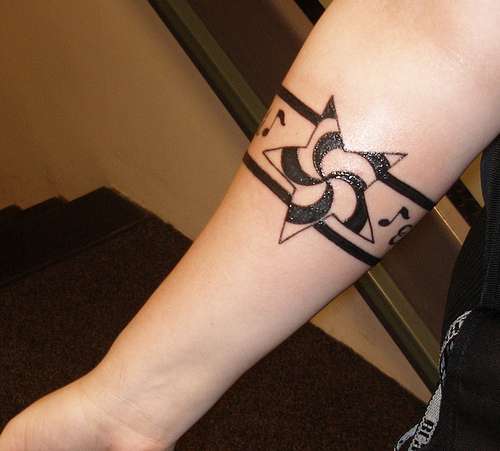 Tattoo Ideas Men Arm. Arm Band Tattoos Design tribal