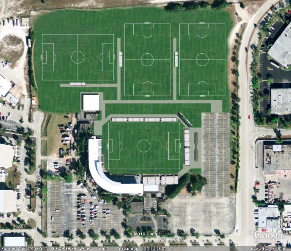 Miami FC juega es un estadio