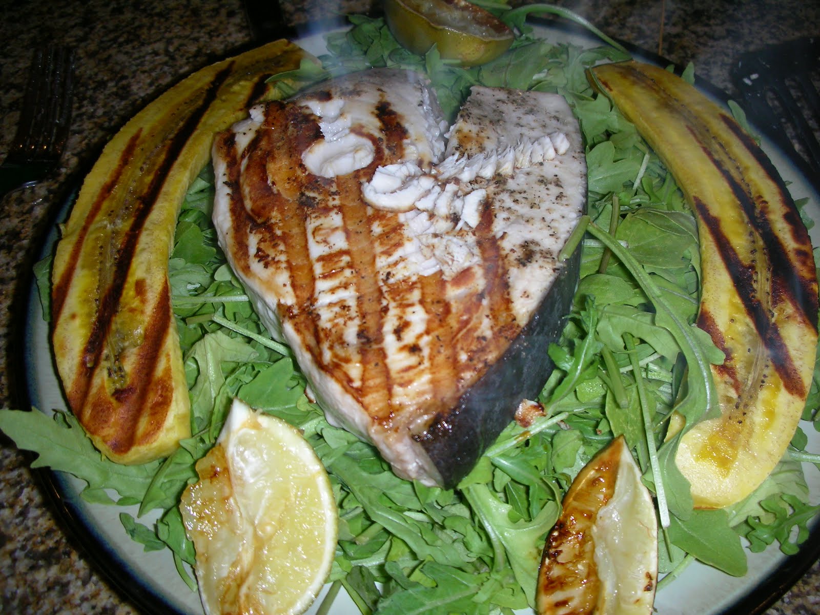 Cooking in the Capitol Brown Sugar and Tomato Grilled Swordfish with