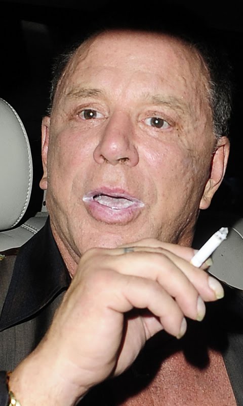 HollywoodGrind: Mickey Rourke has a gross mouth...