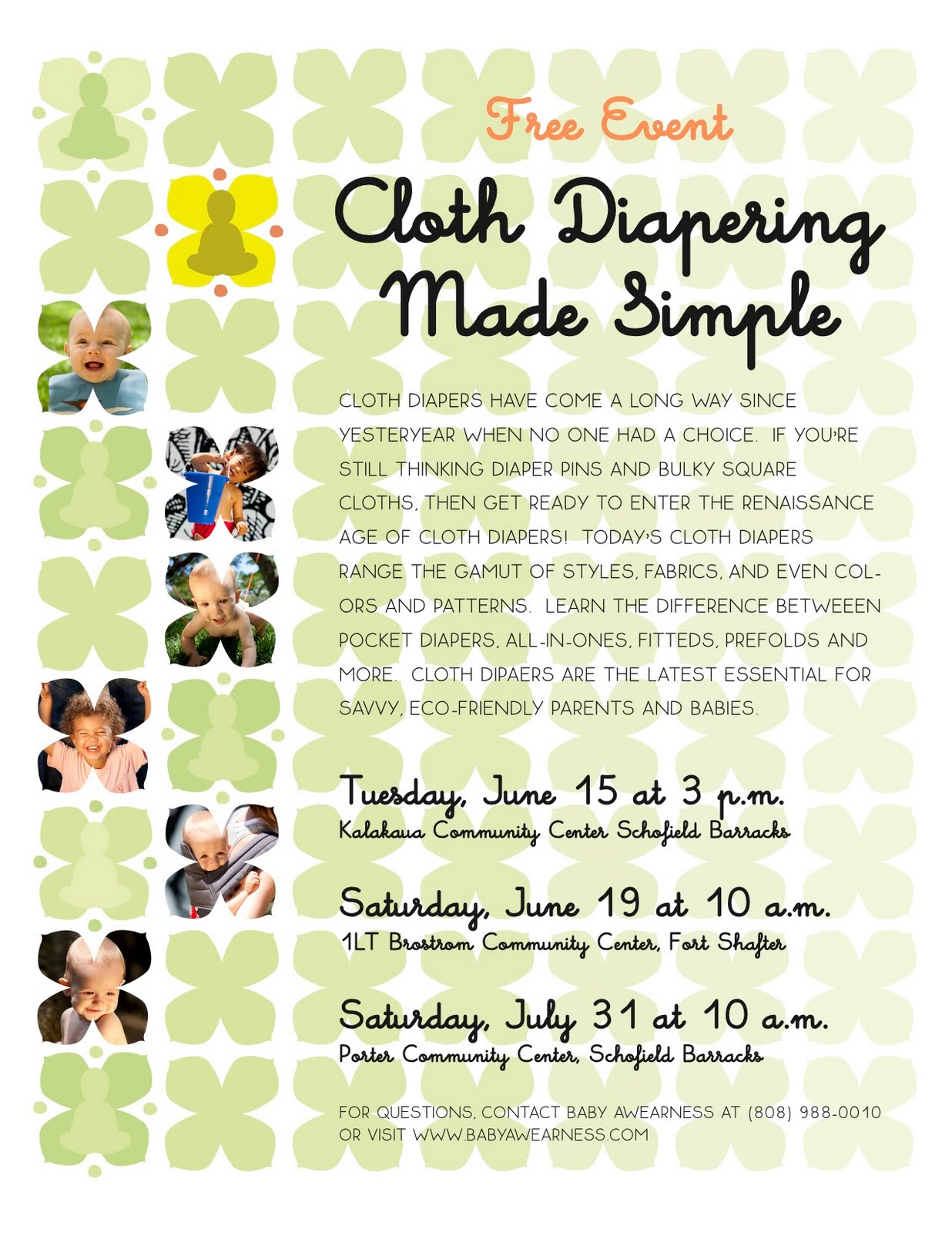 FIT4MOM Central Leeward Oahu Cloth Diapers, anyone?