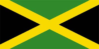 Jamaican Flag Black, Gold and Green