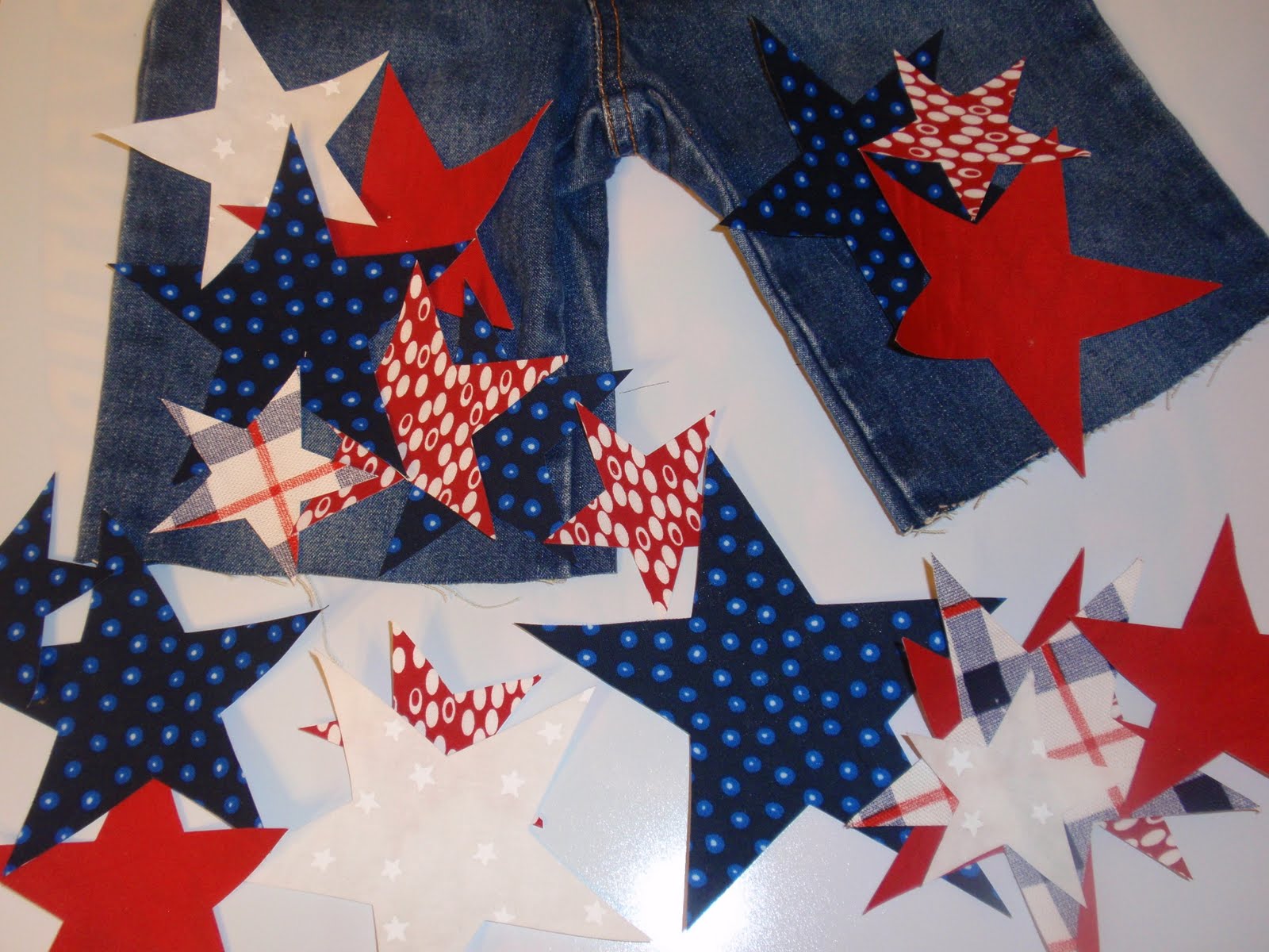 Diary of a Crafty Lady 4th of July Jeans