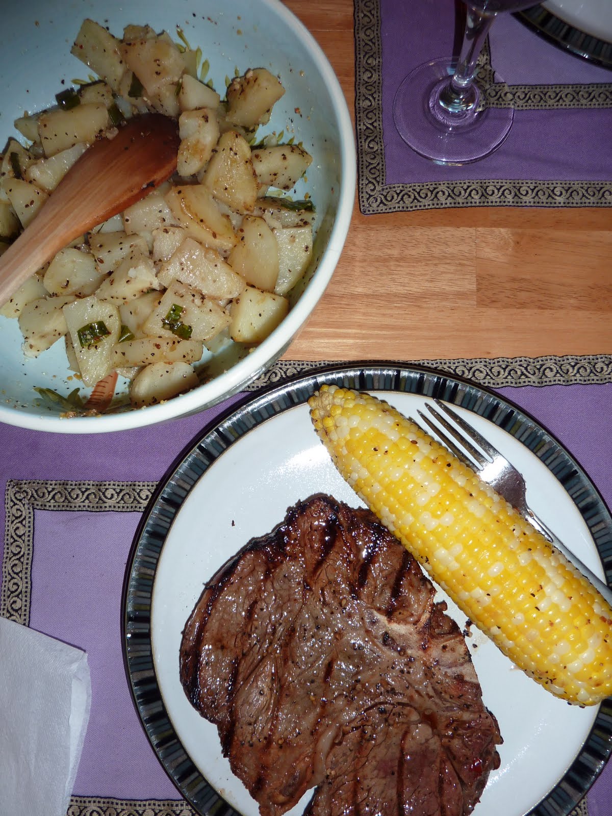 Ruining Mom's Recipes Montreal Steak brings out the BBQ