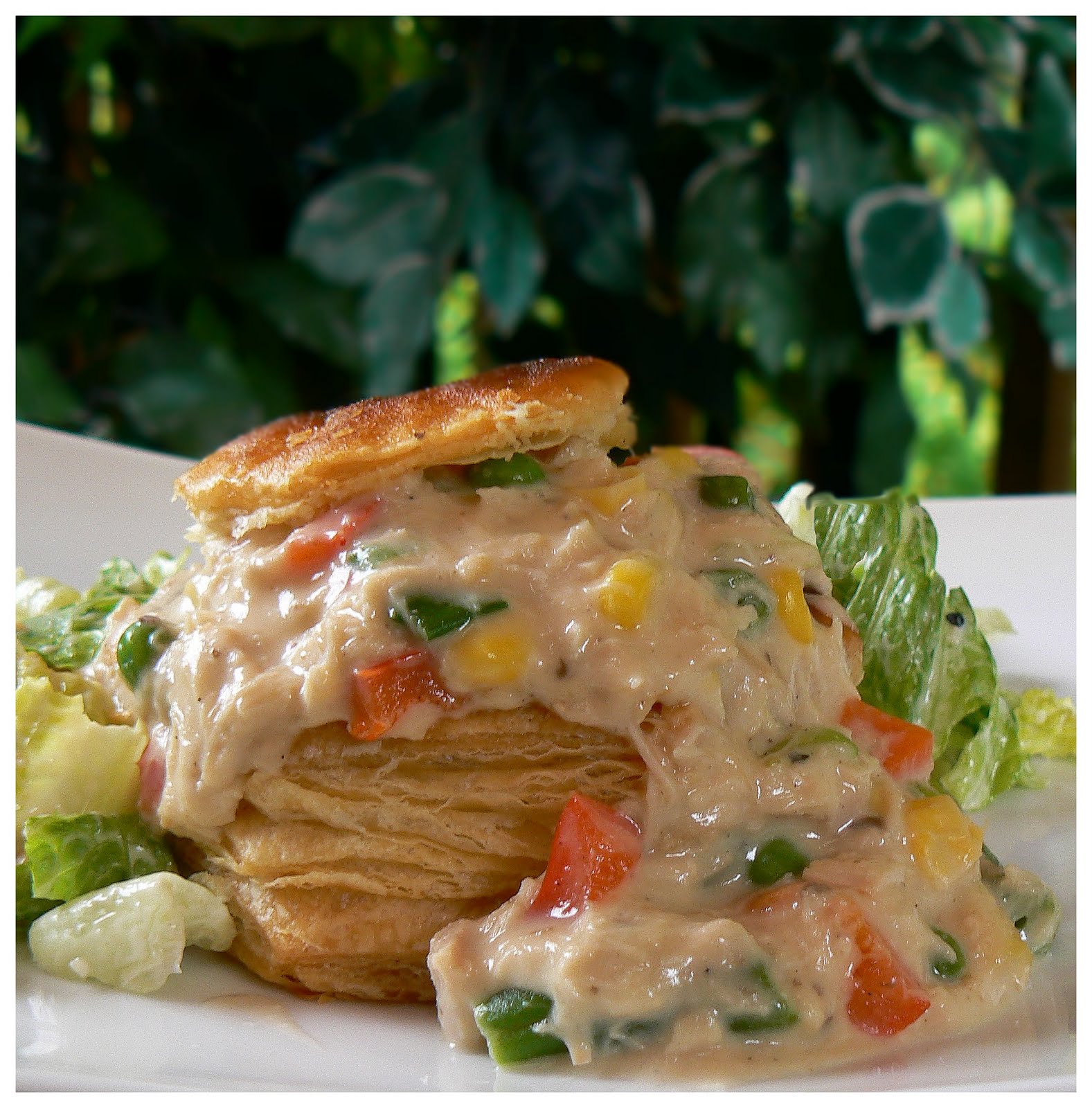 Le palais gourmand Vol au vent au poulet