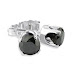 1 1/2ct Black Diamond Stud Earrings