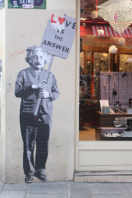 Street Art Paris - Einstein Poster
