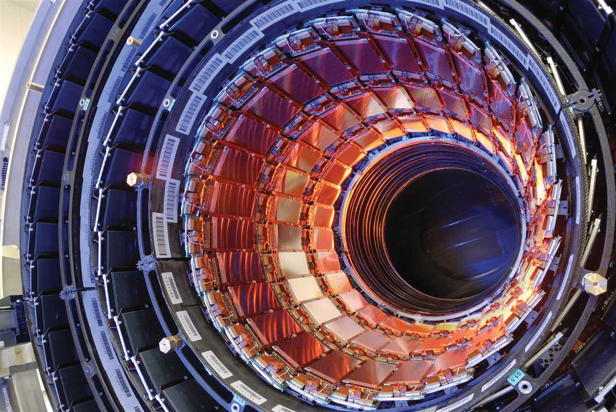 Insidan av Large hadron collider