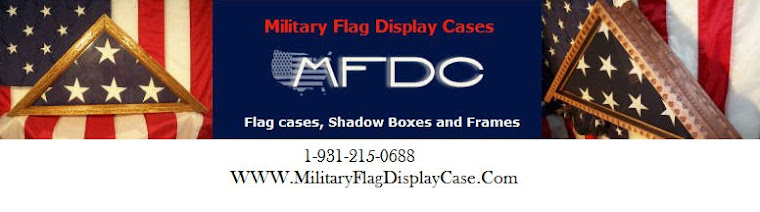 Military Flag Display Case