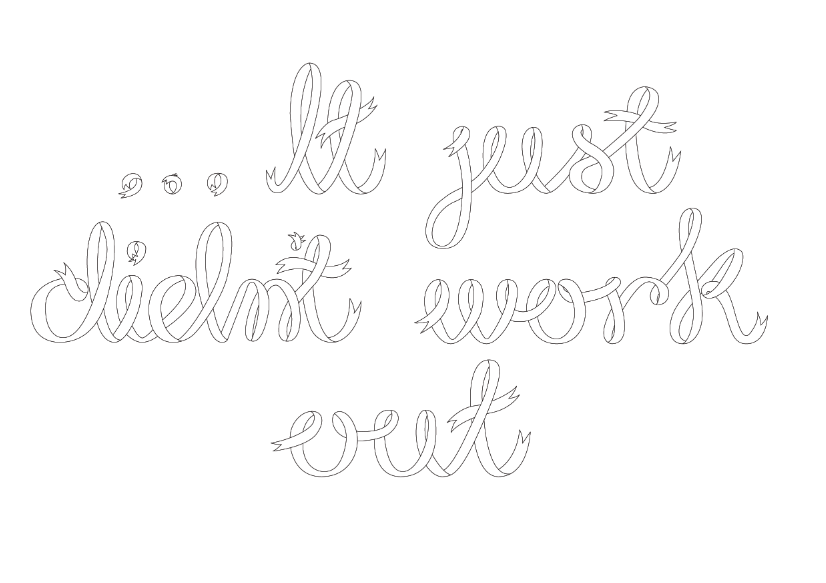 Design Practice Ribbon sentence 1