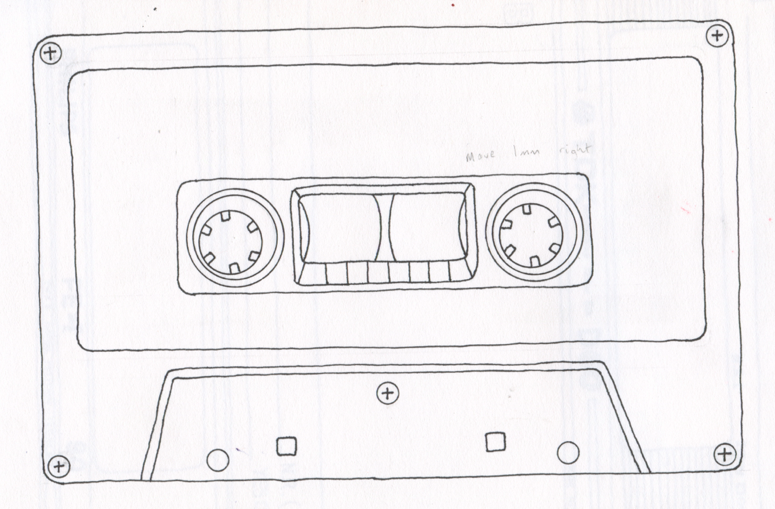 Design Practice New cassette drawings...