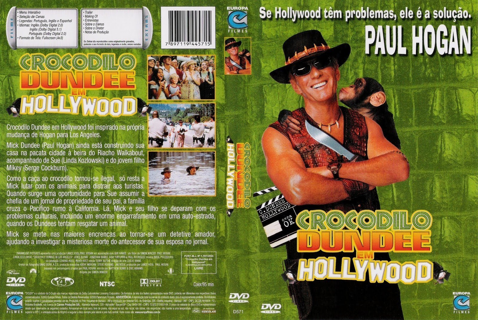 Крокодил данди 1 3. Крокодил Данди (1986) DVD Cover. Крокодил Данди обложка диска. Крокодил Данди в Голливуде. Крокодил Данди DVD.