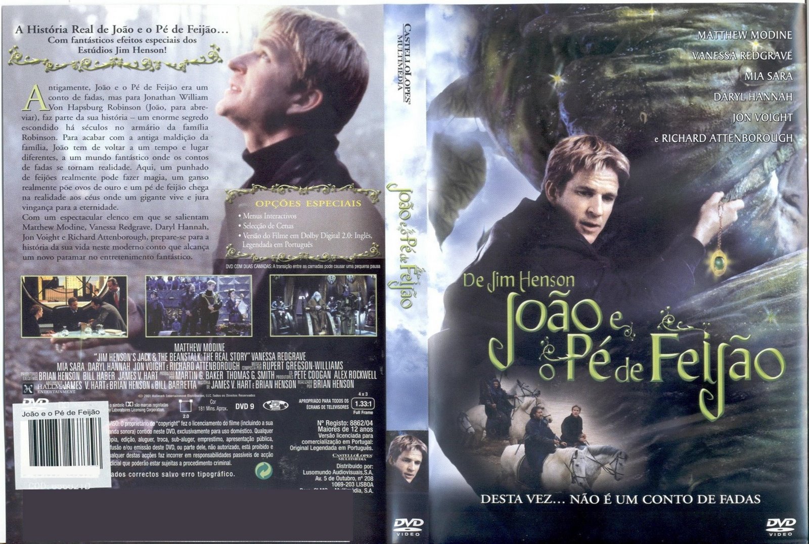 Capas Filmes Aventura João e o Pé de Feijão