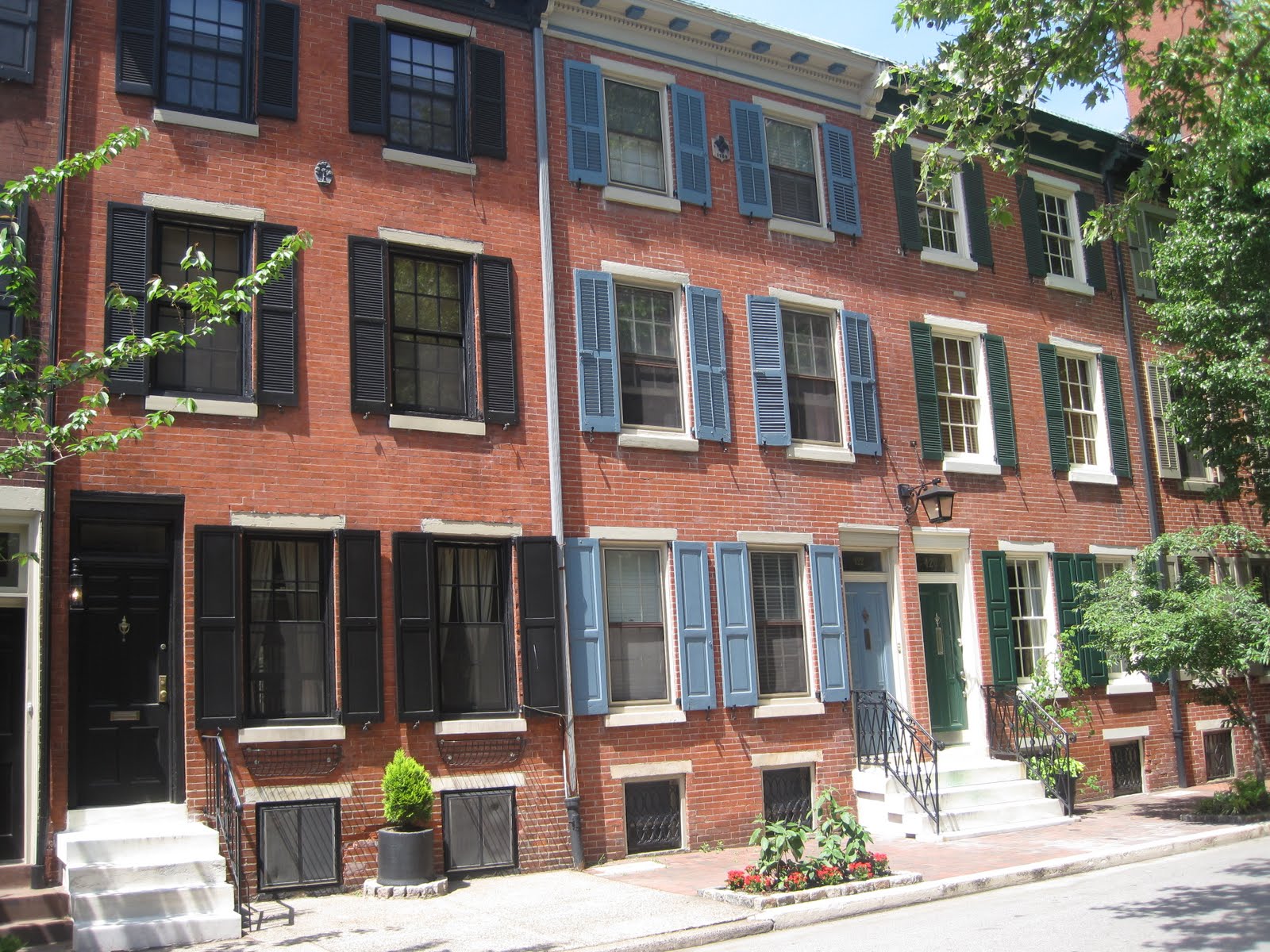 Scenes From Philadelphia row row row your home