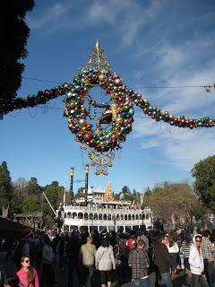 New Orleans Square Entrance with Mark Twain Riverboat