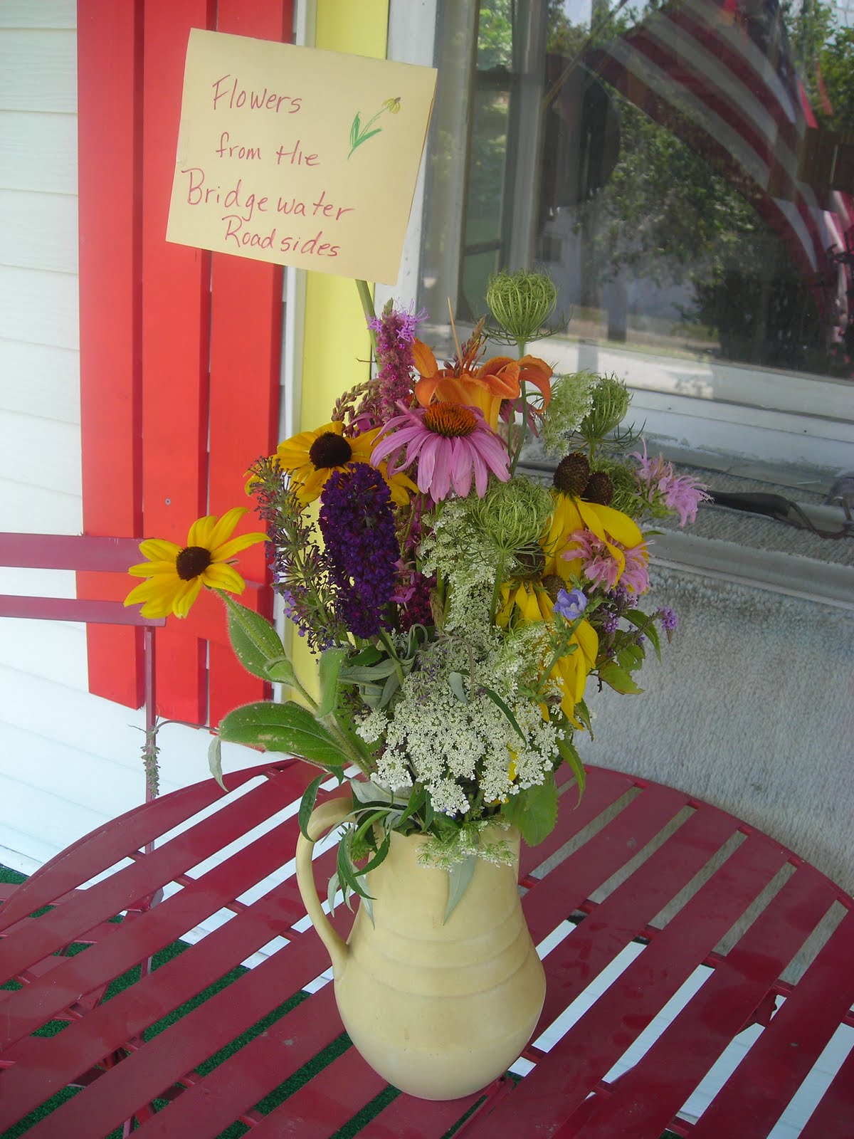 Bridgewater Lake House Summer Wild Flowers at the Lake House
