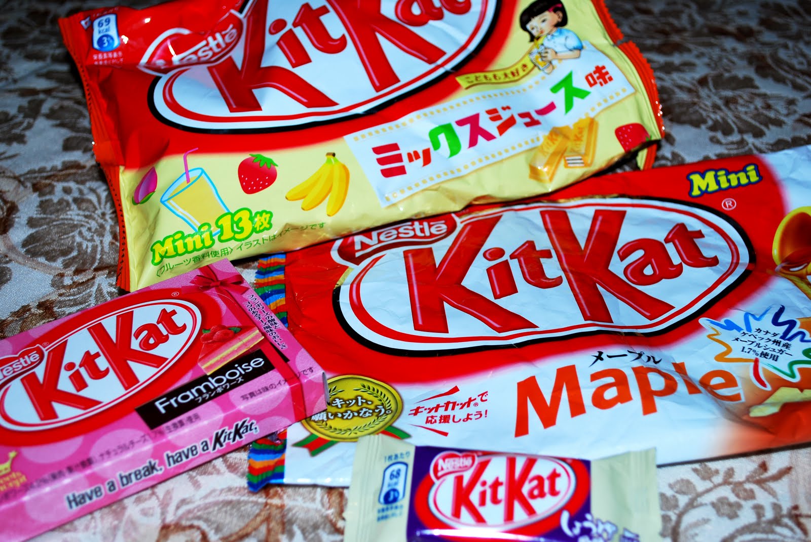 TRAVELOG Kitkat Flavors in Japan