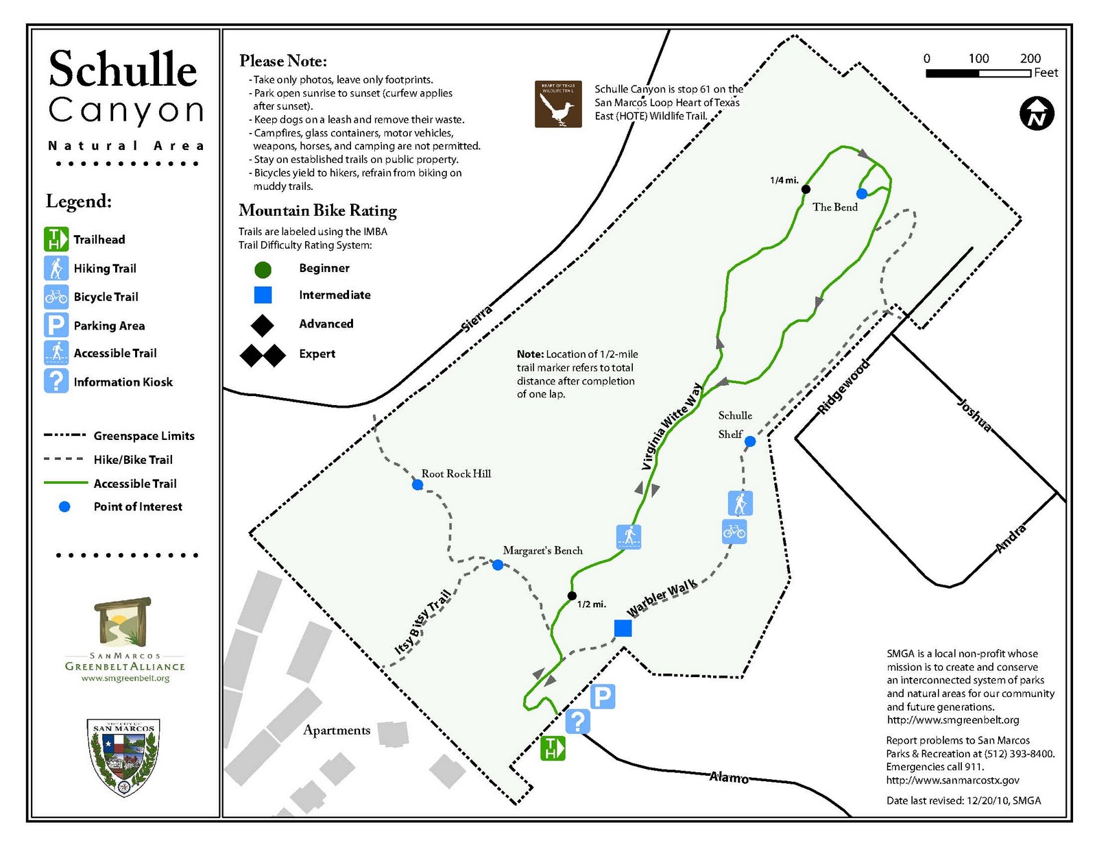 New Trail Maps! San Marcos Greenbelt Alliance