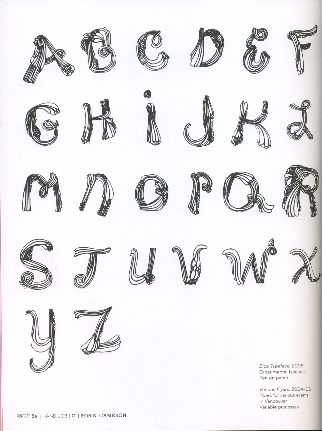 Design Context Hand Job A Catalog of Type By Michael Perry