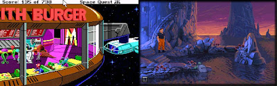 Space Quest 3 and The Dig