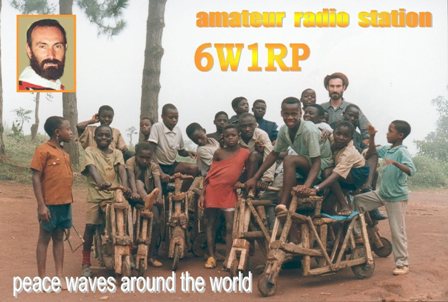 Ma carte postale de radioamateur