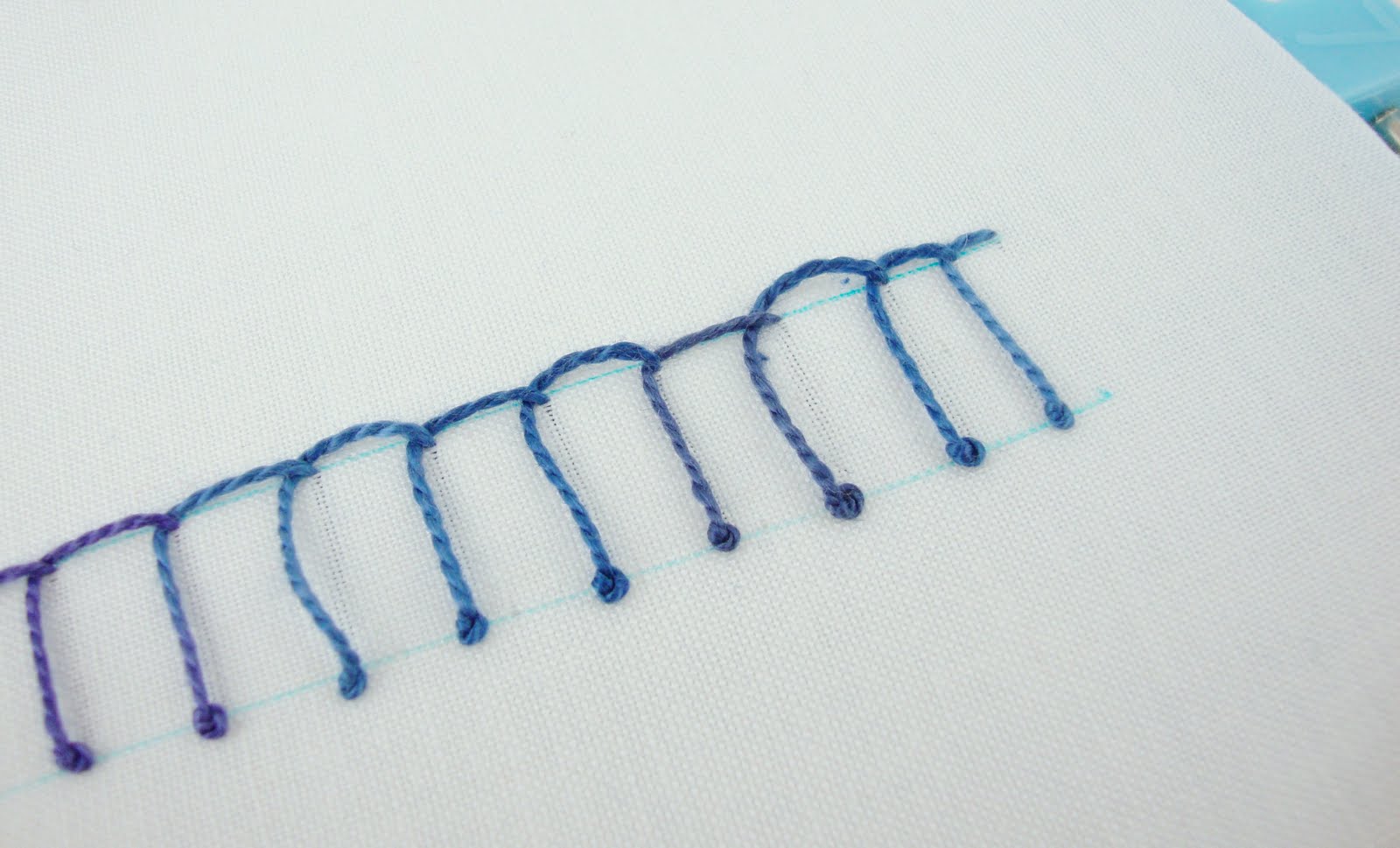 big B 100 Stitches knotted buttonhole stitch