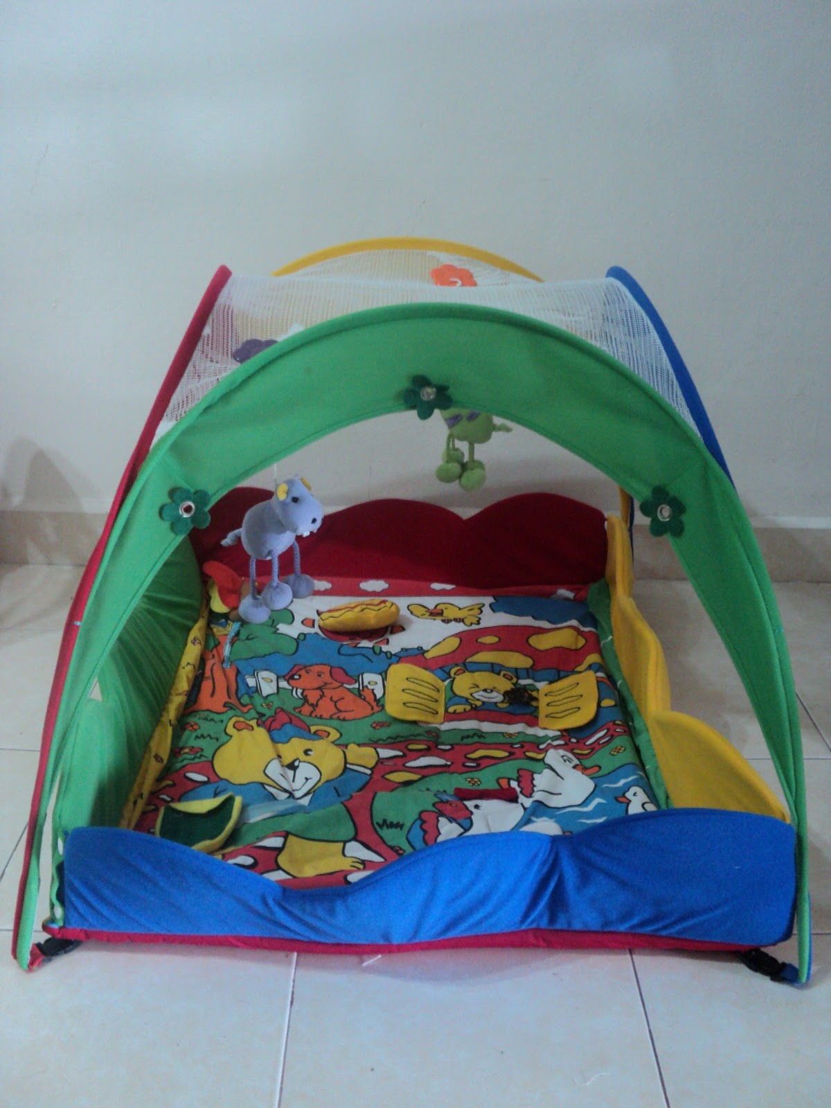 Nurul Azham's Shoppe Baby Play Gym Activity Centre with SUN SHADE