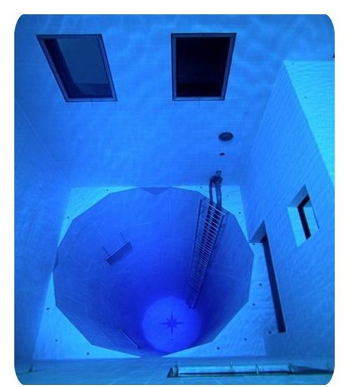 1 metre deep pool
